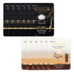 FarmStay Cream Mask Sheet Duo Set 1box (23g / 0.81 oz per sheet &times; 12 sheets) (3 Options) #1Box(Snail 6ea+Rice 6ea)