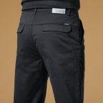 Meeste Slim Straight Elastsed Khaki Vabaaja P&uuml;ksid Kevadeks ja S&uuml;giseks 36