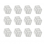 12 tk Vilt Heliisolatsiooniga Seinapaneel Isekleepuv Heli neelav K&otilde;rge Tihedusega Paks Akustiline Vahtpaneel Kodu Stuudio Kuusnurkne M&uuml;rasummutus Seinapaneel hall