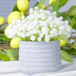 Faux Plant in Pot Gypsophila Artificial Flowers Table Centerpiece Lifelike Mini Potted Colorful