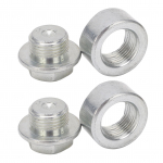 1 paar hapnikuanduri keevitusmuhv M18 x 1,5 mm s&auml;lguga stiilis kinnitusmuhv tsingitud korgiga jaoks