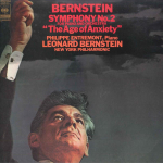 LP plaat LEONARUD BERNSTEIN, NEW YORK PHILHAR - Bernstein/S&uuml;mfoonia nr 2 klaverile A SOCM32 CBS SONY Jaapan Klassikaline Kasutatud