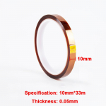 108.27FT Kuldne Kaptoni Teip Liim K&otilde;rge Temperatuurikindel Kuumuskindel Teip Pol&uuml;imiid J&auml;&auml;k Maskeerimiseks Jootmiseks Jne 33M(108.27FT)