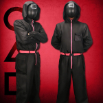 Laste Must Pikkade Varrukatega Cosplay &Uuml;hes t&uuml;kis 115 must
