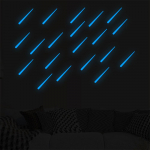 Glowing Meteor Luminous Wall Stickers for Dorm or Bedroom Decor