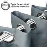 1 tk 90% valgust blokeeriv kardin magamistoa, elutoa akna jaoks, termoisoleeritud &ouml;&ouml;sidega paneelid, valgust v&auml;hendav varjutus, kardinad 168x137cm