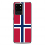 Coque T&eacute;l&eacute;phone &ndash; Samsung &ndash; Galaxy S20 &ndash; Drapeau de la Norv&egrave;ge &ndash; Souple &ndash; mitmev&auml;rviline