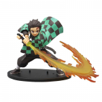 Kuum Demon Slayer Anime Figuur Tanjirou Agatsuma Zenitsu Kyoujurou Anime Mudel Tegevusfiguur PVC kollektsioon M&auml;nguasi Lastele Kingitus