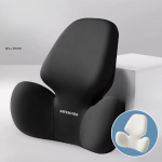 Peab olema s&otilde;idumugavuse jaoks! Premium M&auml;luvahust Nimmetugi - Ergonoomiline Seljapadi Autotooli jaoks Eemaldatava Hingava Kattega must