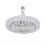 2-in-1 laeventilaator LED-valgusega kaugjuhtimispuldiga 3 kiiruse seadistust Madal m&uuml;ratase &Uuml;limalt ere v&auml;relusvaba lamp laeventilaator A