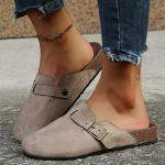 Mood Boston puukingad Naiste vabaaja lamedad seemisnahast muulad sussid korgist sisetalla sandaalid kaare toega Outdoor Lovers rannasandaalid 35