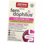 Probiootikumid naistele, Vegan Fem Dophilus 5 miljardit, Jarrow Formulas 30 kapslit (69345008) 30vcaps