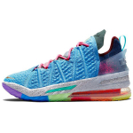 Nike LeBron 18 Parim 1-9 Meeste Tossud Mitmev&auml;rviline &Uuml;likoolisinine Metallik-Kuldne DM2813-400 42.5