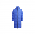 Adidas Originals k&otilde;rge kaelusega lukuga pikk p&uuml;kstega jope meestele &Uuml;ler&otilde;ivad Sinine H58056 S