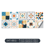 Mandala plaadikleebised Isekleepuvad seinakleebised plaadipasta veekindel &otilde;likindel seinakleebis m&ouml;&ouml;blikleebised tapeet 10 X10 CM 10PCS