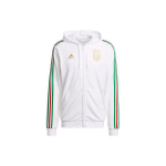 Adidas Itaalia DNA t&auml;is-lukuga dressipluus V&auml;rviplokk Pikkade varrukatega jakk Meeste dressipluusid Valge IU2104 XL