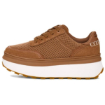 UGG Marlin Series Kangast Veisenahast Split Nahk Mitmek&uuml;lgsed Mugavad Moodsad Madalad Vabaajajalatsid Naiste vabaajajalatsid Kastanipruun 1170556-CHE 40