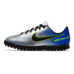 Nike Jr Mercurialx Victory 6 TF &Uuml;mar nina Paelkinnitusega Lihtne Mitmek&uuml;lgne Muru Vastupidav Madalad Jalgpalliketsid Laste kets H&otilde;bedane Sinine 921497-407 38.5
