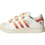 Adidas Originals Superstar 2 Mugavad Mitmek&uuml;lgsed Vastupidavad Madalad Laste Rula Kingad Laste Tossud Valge Oranž JS2473 30&frac12;