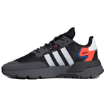 Adidas Originals Nite Jogger Kangas Spordiks Hingavad Madalad Vabaajajalatsid Unisex Tossud Hall Valge Punane FX6834 44⅔ black