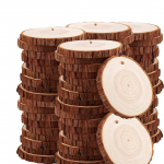 Looduslikud m&auml;nnipuidust viilud: J&otilde;ulukaunistused, DIY k&auml;sit&ouml;&ouml; ja joogialused Diameter 14-16cm, Thickness 1.5cm