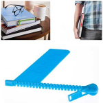 Marque-page-en-forme-de-fermeture &eacute;clair zip