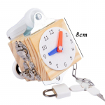 Lapsed Montessori Tegevuskuubik Puidust M&auml;nguasjad Avamine Kruvi Kell Eluks Vajalikud Oskused Lauad &Otilde;petlikud Sensoorsed M&auml;nguasjad Peenmotoorika Treening