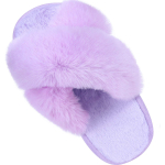 Moodsad Litfun Uued Talvised Kohevad Sussid Naistele Moodsad Avatud Varvastega Mugavad Kohevad Sussid Siseruumides Soojad Pehmed Karvased Kodusussid 38-39(9.2-9.4 inch) white