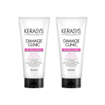 KERASYS Kahjustuste Kliiniku Hooldus 300ml &times; 2 | 3-astmeline Toitmiss&uuml;steem | Taastab Kahjustatud Juuste L&auml;ike ja Sileduse 300ml 2ea