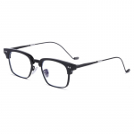 LOOKING4U Neo Retro 52010 Poolraamilised sarvraamilised prillid mustad BLACK