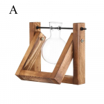 H&uuml;dropoonilised taimevaasid Klaasvaas Vintage bonsai lillepott Terraarium Lauaplaat Puidust raamiga kodukaunistus