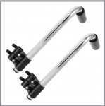 Universaalne pikendatav ratastooli k&auml;epide, kandev&otilde;ime 300 naela 22.2mm Diameter with 2 Quick-Release Clamps h&otilde;be