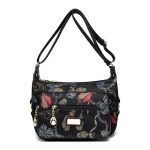 Naiste mitmek&uuml;lgne tr&uuml;kitud crossbody kott - 2025 s&uuml;gis/talve kollektsioon, moekas &uuml;hekordse &otilde;larihmaga kott suure mahutavuse ja mitme sahtliga. black