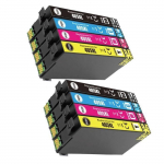 Licai 8x Cartouches d'encre Epson 405 405XL Compatible pour Epson Workforce Pro WF-3820DWF 4830DTWF 7830DTWF 7835DTWF Pro 7840DTWF