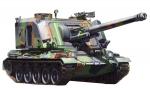 Meng Model 1/35 Prantsuse armee 155mm iseliikuv haubits AUF1 Plastikmudel MTS004