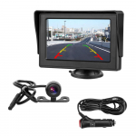 Jansite 4,3-tolline LCD-monitor, tagakaamera komplekt, &uuml;he kaabliga juhtmestik, toide sigaretis&uuml;&uuml;taja pesast, must
