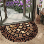 Sissep&auml;&auml;sumatt Kodu Ukse Sissep&auml;&auml;sumatt V&auml;lisaias Dekoratiivsed Vaibad Luksuslik Tervitusvaibad Poolringikujuline Vaip Tapete De Entra 50X80cm