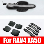 Door Handle Cover for Toyota Rav4 Rav 4 Xa50  2022 Abs Plastic carbon fiber Colors Carbon Fiber Car B