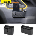TESIN Multifunctional Car Gear Shift Storage Box Organizer For Ford Bronco F150 Jeep wrangler JK JL TJ JT Suzuki jimny B