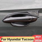 Hyundai Tucson NX4  2024 H&uuml;briid N Line ABS S&uuml;sinik Auto Ukse k&auml;epideme kausi katte dekoratsioon Kleebise Lisatarvikud A Silver
