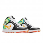 Air Jordan 1 Mid SE GS Drip Retro tossud Must Valge DJ6563-038 EU 36.5 must/oranž