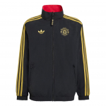Adidas Originals Manchester United Jalgpall Vabaaja Kahepoolne Pikkade Varrukatega Jakk Laste jakid JM5572 128