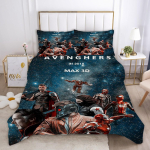 Marvel Comics &Auml;mblikmees Anime Voodipesukomplekt TekikottPol&uuml;ester Sobib Lastele ja T&auml;iskasvanutele 3-osaline Komplekt EU Single(135*200cm)3pcs gray