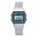 Casio Vintage Digitaalne Roostevabast Terasest V&otilde;rk K&auml;ev&otilde;ru Kvarts A158WEM-3 Unisex Kell roheline
