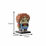 MOC Brickhead Z Chucky Mudel Ehitusklotsid &Otilde;udusm&otilde;rtsukad Nukk Kokkupandavad Klotsid M&auml;nguasi Laste S&uuml;nnip&auml;evakingitus DIY Loovm&auml;nguasjad