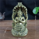 Kuldne Vishnu kuju Hindu Ganesha Shiva Buddha figuur skulptuur Tuba kontor Kodu kaunistus India jumal Feng Shui k&auml;sit&ouml;&ouml; pronksi