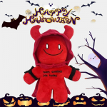 23CM Forsaken Chance Gubby Palusm&auml;nguasjad M&auml;ngu lisatarvik Anime T&auml;idisega Padi Multikas S&uuml;nnip&auml;ev Halloween Punase Kuradi Nukk F&auml;nnide Kingitus 23cm punane