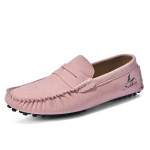 Klassikalised Slip-On Mokassiinid Hingavad Naiste Korterid Moodsad Suede Naiste Kingad S&otilde;itmiseks K&auml;sit&ouml;&ouml; Nahast Vabaaja Tossud K&otilde;ik Hooajad 38 roosa