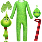 Cosplay &uuml;likond W Grinch varastas j&otilde;ulud roheliste juustega cosplay &uuml;likond TheGrinch &uuml;hes t&uuml;kis retuusid 100