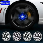 2025 Kuum VW 4tk Velje LED-tuled Korgid Auto Ujuv Valgustus Ratta Keskkatete Korgid Volkswagen golf4/6/7 toutan passat ti jaoks 56mm 4pcs